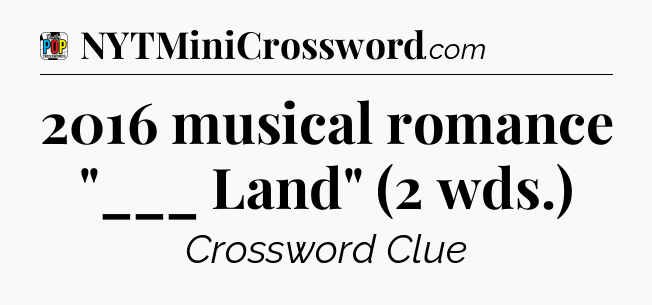 2016 musical romance 