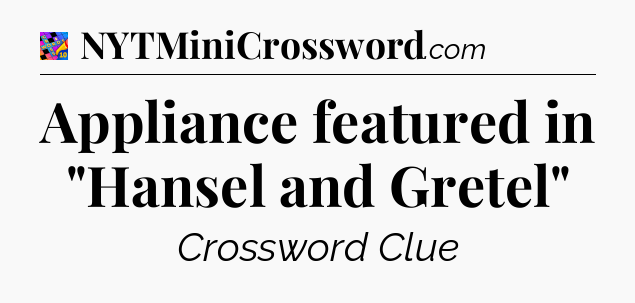 Appliance featured in 