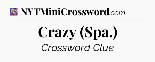 Crazy (Spa.) Codycross