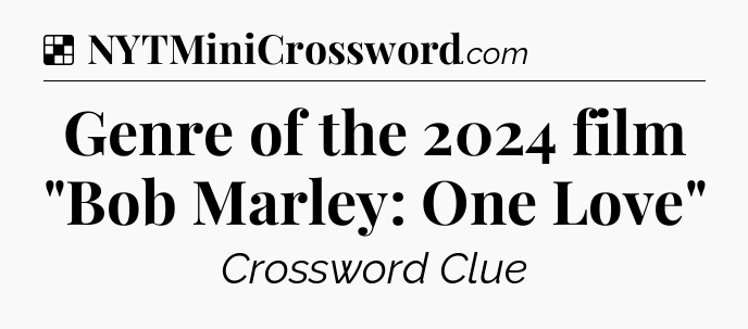 Solution: Genre of the 2024 film 