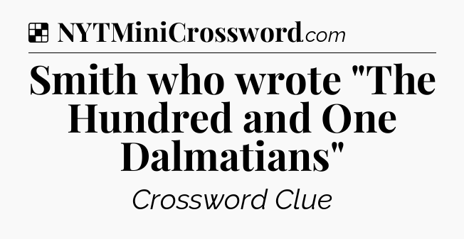 Solution: Smith who wrote 