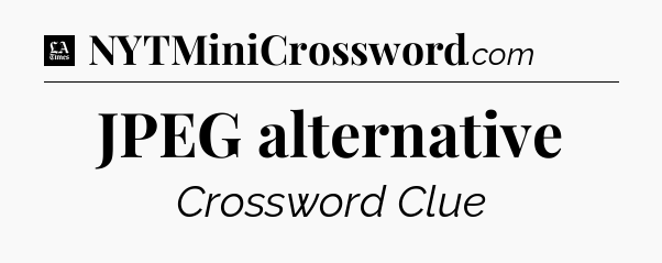 JPEG alternative - LA Times Crossword