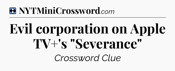 Solution: Evil corporation on Apple TV+'s 