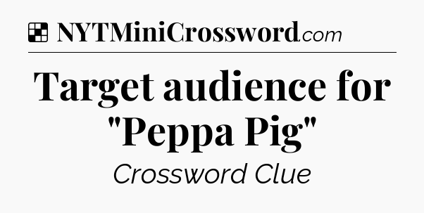 Solution: Target audience for 