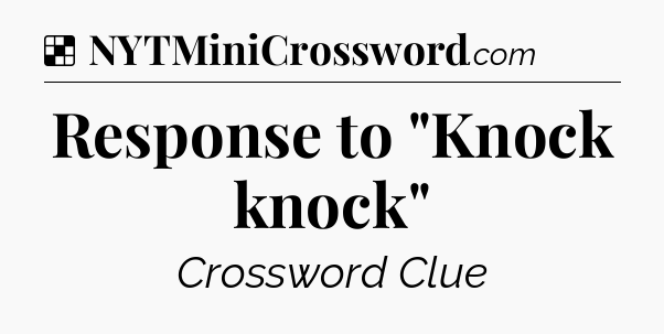 Solution: Response to 