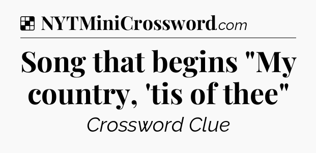 Solution: Song that begins 