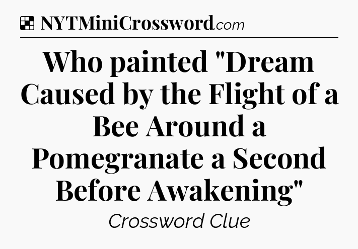 Solution: Who painted 