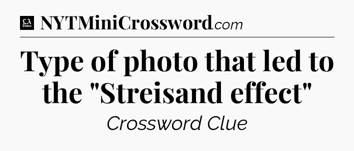 Type of photo that led to the 