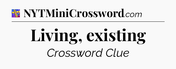 Living, existing Codycross