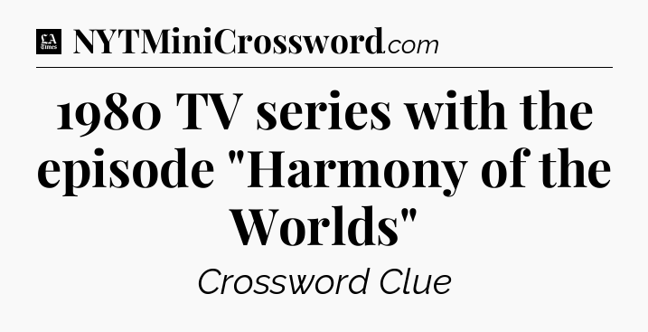 1980 TV series with the episode 