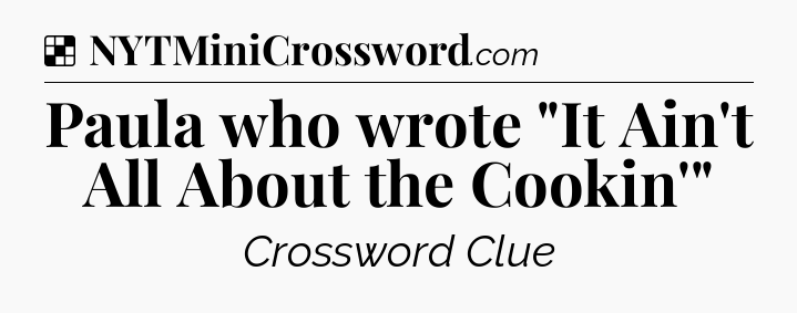 Solution: Paula who wrote 