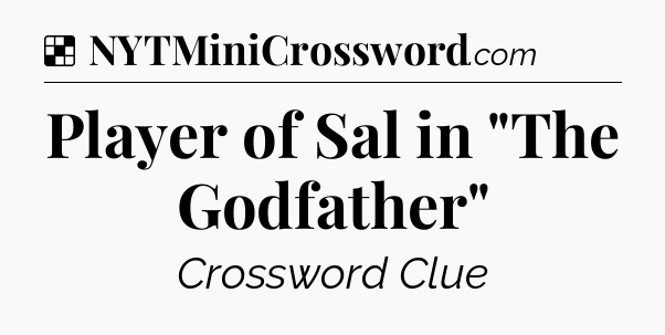 Solution: Player of Sal in 