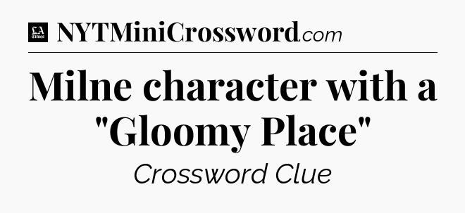 Milne character with a 