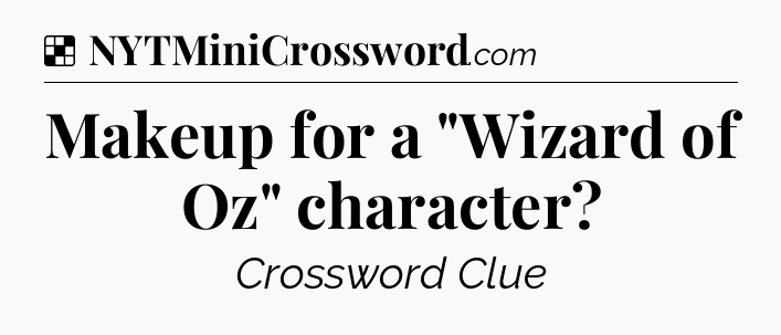 Solution: Makeup for a 