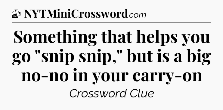 Something that helps you go 