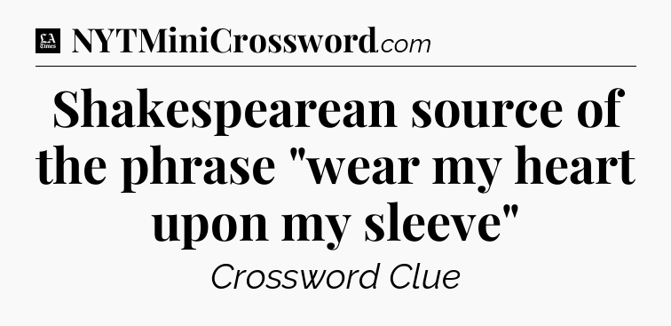 Shakespearean source of the phrase 