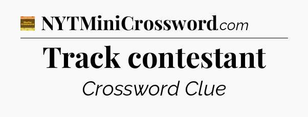 Track contestant - Eugene Sheffer Crossword