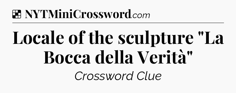 Solution: Locale of the sculpture 