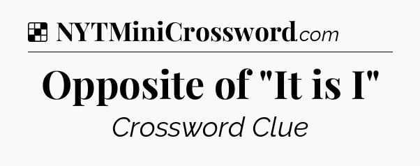 Solution: Opposite of 