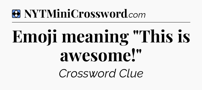 Solution: Emoji meaning 