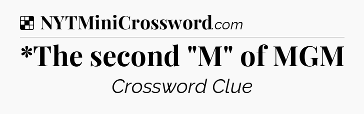 Solution: *The second 