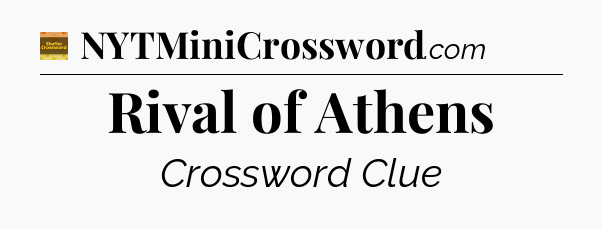 Rival of Athens - Eugene Sheffer Crossword