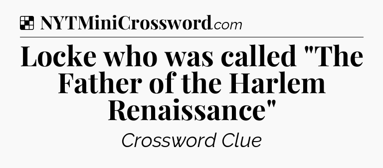 Solution: Locke who was called 