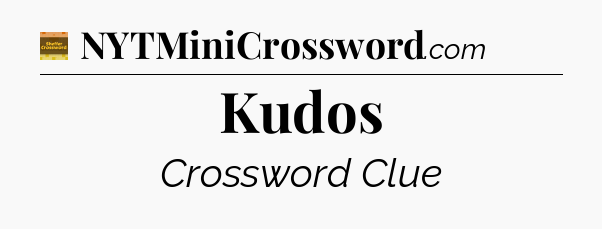 Kudos - Eugene Sheffer Crossword