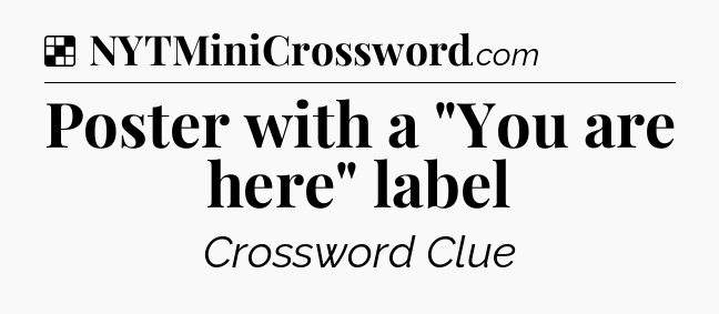 Solution: Poster with a 