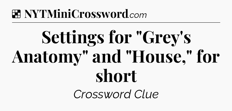 Solution: Settings for 