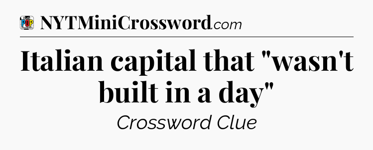 Italian capital that 