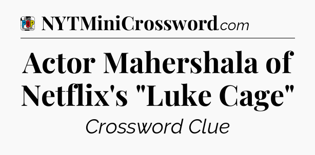 Actor Mahershala of Netflix's 