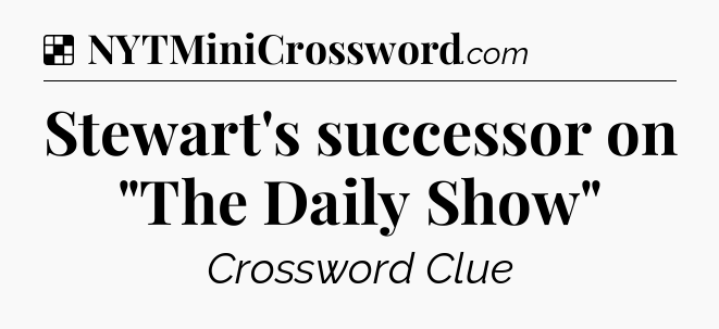 Solution: Stewart's successor on 