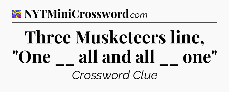 Three Musketeers line, 