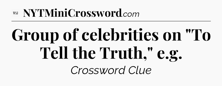 Group of celebrities on 