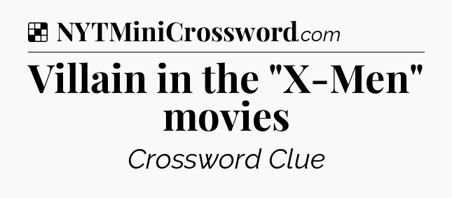 Solution: Villain in the 