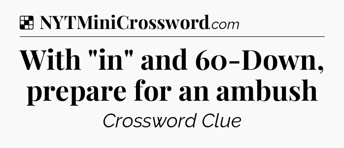 Solution: With 