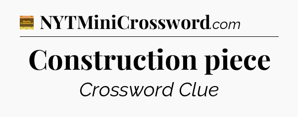 Construction piece - Eugene Sheffer Crossword