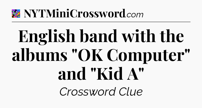 English band with the albums 