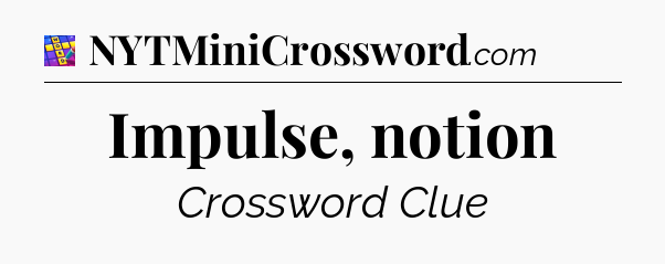 Impulse, notion Codycross