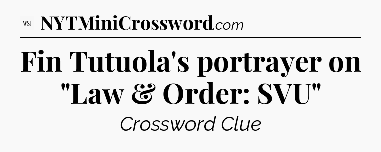 Fin Tutuola's portrayer on 