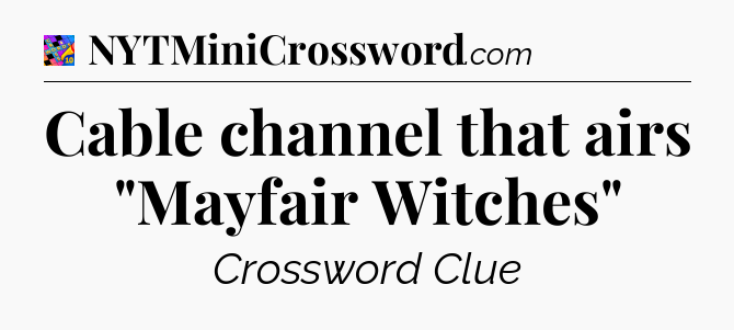 Cable channel that airs 