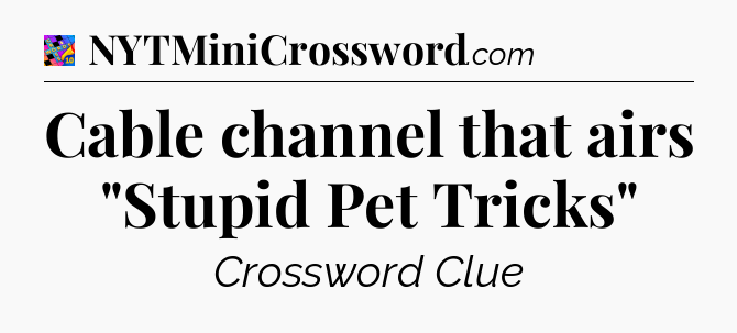 Cable channel that airs 