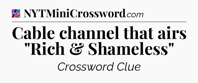 Cable channel that airs 