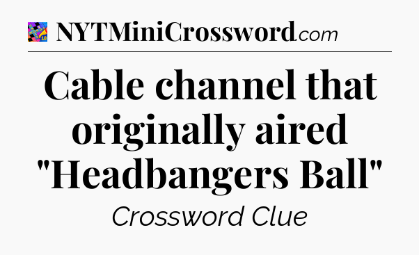 Cable channel that originally aired 