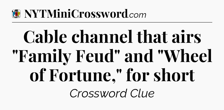 Cable channel that airs 