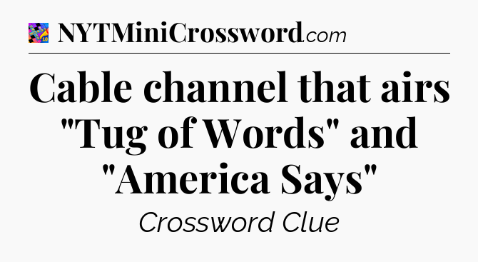 Cable channel that airs 