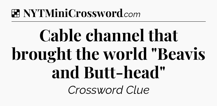 Solution: Cable channel that brought the world 