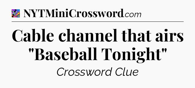 Cable channel that airs 