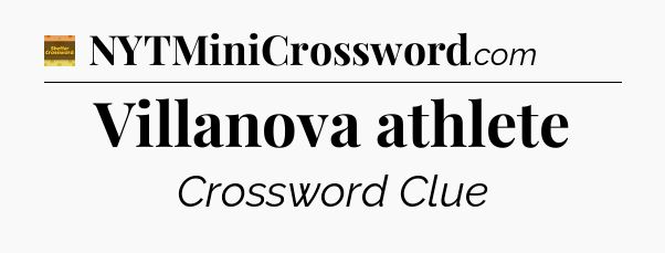 Villanova athlete - Eugene Sheffer Crossword